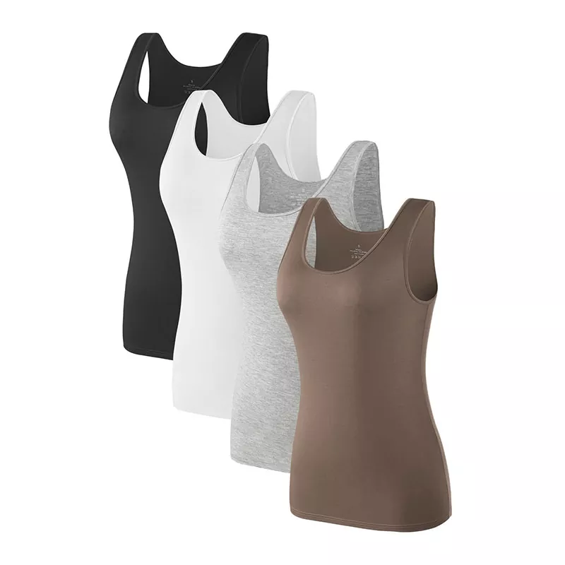 Is een tanktop met ronde hals het meest veelzijdige en comfortabele laagjeskledingstuk voor je garderobe?