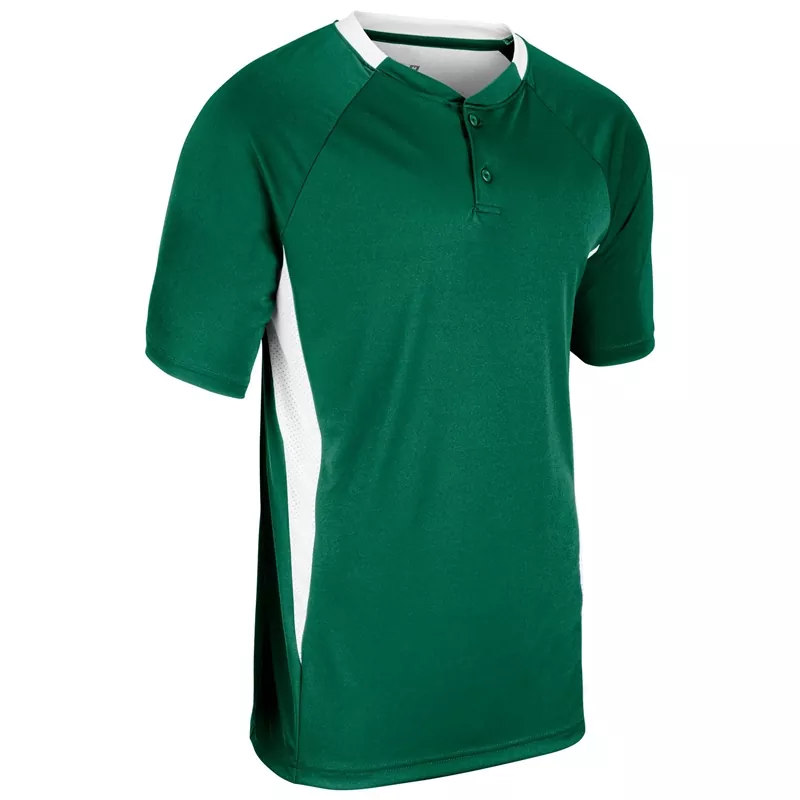 Honkbalshirt met twee knopen